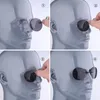 Okulary przeciwsłoneczne klip na nosie okrągły mężczyzna kobieta bezszraża