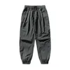 Pantalons pour hommes en plein air Cargo randonnée Patchwork plissé ample décontracté mode pantalon Logo pantalons Hombre 2023