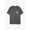 Anine Cotton Women 디자이너 교반 장치 튀김 T 셔츠 단축 티셔츠 탑