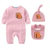 Luksusowy szafa bajeczna Zestaw Zestaw Zapęty Baby Bil Ubrania dla niemowląt Luksusowa marka Baby Onesie bawełniane ubrania dziecięce CHD2310305 SASAKIDS