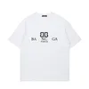 Frankrike Paris Fashion Cotton T Shirts Designer Mens Women 1: 1 Graphic Letter Print Ccolor Casual Brand Kort ärmskjorta Tee Clothing Top