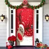 Juldekorationer Jul Elves Dörromslag Nightmare Before Christmas Outdoor Decorations Props Santa Xmas Backdrop Banner For Party House Door 231027