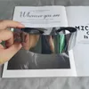 Tecnologia cyberpunk Occhiali da sole Donna Internet Celebrity Trucco Palla Puntelli per fotografia Protezione integrata per gli occhi