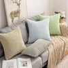 Housse de coussin en velours côtelé, couleurs, pour canapé, literie, style Boho, décoration de maison