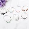 Boho Handmade Natural Stone Anklet for Women Agate Charm Anklet Multicolor Gravel Opal Anklet Summer Foot Chain Beach Jewelry Wholesale Factory Price