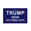 Banner Flagi 3x5fts Donald Trump Flag 2024 Banner Keep America Drop dostawa w ogrodzie Garden Extive Party Materia Dhpuw