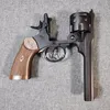 Wick Webley Metal Toy Gun Revolver Midfold Shell Throwing Soft Bullet Gun Launcher för vuxna pojkar födelsedagspresenter film rekvisita