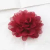 Haaraccessoires 10 stks/partij Verkopen Grote 10 cm Chiffon Bloemen DIY Kinderschoenen Bloem Schattig Zonder Hoofdbanden Geen Clips 21 Kleuren