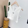 T Shirts Knits Tees Womens Embroidery Logo Tank Top Short Slim Designer Sleeveless Knitted Pullover Suit Sportwear Fitness Sports Bra Mini Breathable Vest Tops