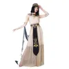 Costumes d'Halloween Costume de CosplayAdulte Costume de Reine d'Egypte Antique Maquillage Performance de Danse sur scène Costumes de Groupe Spirituel d'Halloween