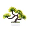 Dekoratif çiçekler mini yapay bitkiler bonsai simüle ağaç saksı sahte masa süsleri ev dekor