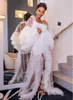 Vêtements de nuit pour femmes Robe de mariée blanche Perspective Sheer Tulle Mariage Boudoir Chemise de nuit Robes de bal Femmes enceintes Robe de maternité