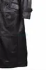 Uomo Blends Classico tedesco della Seconda Guerra Mondiale uniforme militare ufficiale giacca a vento nera locomotiva giacca di pelle di grandi dimensioni cappotto da uomo 231026