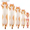 Stuffed Plush Animals New Arrive 50cm Cute Soft Long Cat Boyfriend Plush Toys Stuffed Pause Office Nap Sleep Pillow Cushion Gift Doll for Boys GirlsL231027