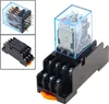 MY4NJ -Small Electromagnetic Relay Power Relay DC12V DC24V AC110V AC220V Coil 4NO 4NC DIN Rail 14 pins + Base Mini Relay