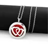 Pendant Necklaces 30mm Stainless Steel Necklace Wholesale Mix Style Essential Oils 269-288