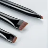 Makeup Brushes 3pcs For Women Flat Fine Blade Eyebrow Contour Brush Eyeliner Professional Liner Brow Cosmetic Beauty Tools