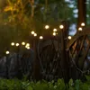 Strängar LED Vattentät solen Firefly golvinsättning Ljus utomhus Courtyard Layout Garden Villa Atmosphere Decoration Lawn