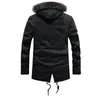 Homens Down Parkas Praticidade Homens Militar Jaqueta de Inverno Algodão Casual Casaco Capuz de Pele Fleece Engrossar Parka Outwear Quente Longo Windbreaker para Pai 231027