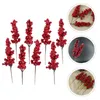 Decoratieve Bloemen 8 Stuks Kerst Rood Fruit Artificiales Para Bessen Handleiding Bloem Feestboeket Decoraties 2023 2024