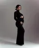 Umstandskleider für Poshoot-Schwangerschaftsfrauen, figurbetont, lange Maxi-Kleidung für schwangere Pografie, Babyshower-Requisiten 231026