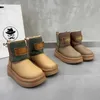 winters Boots Lan Cabinet Fashion Style Thick Sole Snow Women's Winter New Thickened Warm Short Casual Cotton Shoes