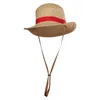 Party Supplies Luffy Straw Hat Cosplay Costume Props Anime Live Action TV One Piece Disguise Cap Outfits Men Halloween Suit Accessories