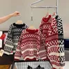 Family Matching Outfits Christmas Sweaters Mother And Daughter Jumper Mom Dad Son Clothes Parent Child Knit Long Sleeve Tops 231027