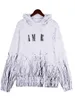 Męskie bluzy Bluzy Modna pęknięcie Letter Pullover Casual Cotton Loose dla mężczyzn