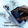 10000mAh Wireless Magnetic Power Bank Tragbare Powerbank Typ C Schnellladegerät Eingebautes Kabel für iPhone 14 13 Xiaomi Akku