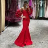 Robes de soirée Thinyfull Sexy Prom Beadings Robe de soirée chérie 2023 Arabie Saoudite Longueur de plancher Robe de cocktail de nuit Plus Taille