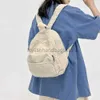 Mochila Mochilas escolares Mini bolso de pana Bolso clásico de alma sólida Mochila con múltiples bolsillos Bolso de viaje unisex suavestylishhandbagsstore