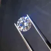 Lâche 8mm GH couleur 2ct rond brillant excellente coupe Moissanite Test positif pierre gemme clarté VVS1292w