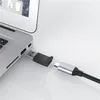 5311T 5Gbps Transmisión USB A Tipo-C Convertidor Mini Adaptador De Aleación De Aluminio - Negro