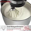 Egg Tools 5Q 6Q Drahtpeitschenaufsatz für TiltHead-Standmixer, Edelstahl, Sahnerührer, Mehl, Kuchen, Ballon-Schneebesen 231026