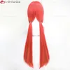 Catsuit Costumes 100 cm de Long jeu de Cosplay Genshin Impact Sumeru Nilou rouge dégradé résistant à la chaleur cheveux synthétiques perruques de fête + bonnet de perruque