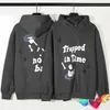 Heren Hoodies Vintage Grijs Broken Planet Hoodie Mannen Vrouwen Trapped in Time Schuimprint Ster Truien Fleece Bpm Sweatshirts Iad