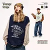 Coletes masculinos inflação vintage blusas coloridas colete unisex 2023 outono inverno moda malhas v-pescoço pullovers