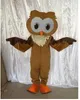 Halloween bruine uil mascotte kostuum cartoon anime thema karakter volwassen grootte Kerstmis carnaval verjaardagsfeestje fancy outfit