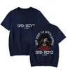 Мужские футболки Junior H Sad Boyz Tour Merch, футболка с принтом, летняя мужская/женская уличная футболка, футболка с короткими рукавами и логотипом