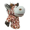 Animaux en peluche en peluche 1 Pc enfants doigt marionnette activité garçon fille jeu de rôle au coucher histoire accessoires 3D animal décompression jouet poupée 231027