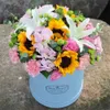 Opakowanie prezentów 3PC/zestaw okrągły pudełko kwiatowe przenośne kwiatowe pudełka przytulaj wiadro magazynowanie ślub Prezentacja Rose Prezentacja Walentynki dekoracje 231026