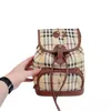 mini Backpack designer Leather Women Plaid Backpacks Travel Crossbody Handbags