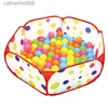 Baby Rail 150 cm Big Ball Bull Basen Portable Baby Playpen z koszykiem Składanie Ocean Ball Bul basen z namiotami dla 0-3 lata KidsL231027