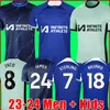 CFC camisetas de fútbol 23 24 STERLING ENZO JOAO FELIX MUDRYK KANTE JORGINHO ZIYECH 2023 2024 JAMES camiseta chandal de fútbol Hombres Niños conjunto Kits uniforme de la