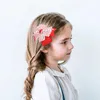 Hair Accessories CN 1PC Valentine's Day Swallowtail Bows For Girls Kids Printed Pink Heart Clips Valentine Gifts