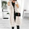 Pele feminina faux plus size 4xl inverno engrossar casacos de vison para mulheres fofo longo casaco quente com capuz jaquetas para casacos 231026