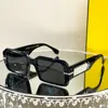 女性と男性のためのサングラス純粋な手彫りのFF40073電気めっきロゴメガネ贅沢品質3次元太いフレームデザイナーサングラスオリジナルボックス