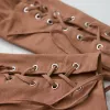 Men Retro Medieval Costume Lace-Up Bandage Pants Larp Capris Trousers Vintage Cotton Joggers For Men Quick Dry Casual 3XL TFFfKV