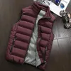 Gilets pour hommes hiver gilet décontracté hommes gilet veste automne chaud sans manches hommes grande taille Homme marque vêtements mâle